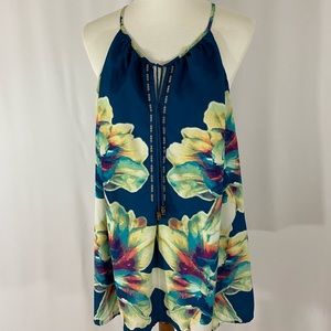 ANA Floral Spaghetti Strap Top